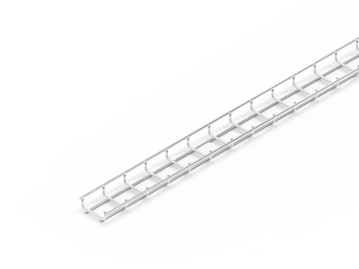 Лоток проволочный прямой диаметр проволоки 4 мм ПП4.100.35.3000.8.1